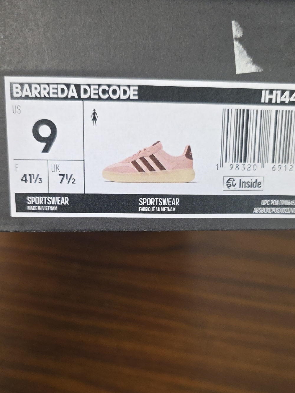 Adidas Barreda Decode Blush Pink/Dusky Bronze Women's Size 9 IH1444 New - Picture 9 of 9